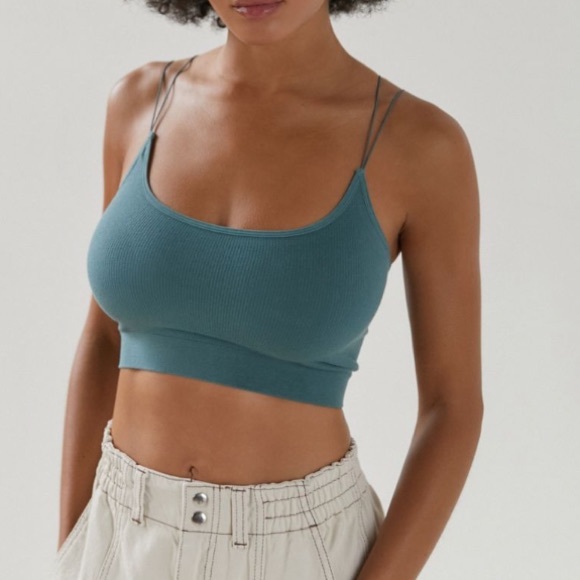 Urban Outfitters Other - Out from Under Sparkly grey seamless bra top